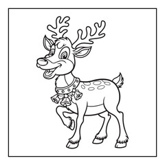 Bold & easy Cozy Christmas coloring book, black & white designs, line art vector illustration, coloring page, coloring book, holiday coloring book,  christmas, christmas vector, christmas line art