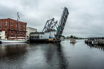 Fototapeta premium scenes around mystic connecticut town in new england