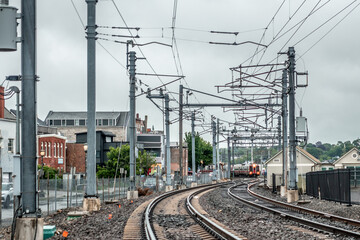 Fototapeta premium scenes around mystic connecticut town in new england