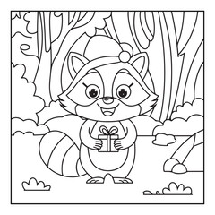 Bold & Easy Cozy winter coloring book pages, line art vector illustration, black and white designs, coloring book for all ages, coloring pages, winter, Whimsical illustration 