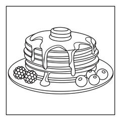 Bold & Easy Cozy winter coloring book pages, line art vector illustration, black and white designs, coloring book for all ages, coloring pages, winter, Whimsical illustration 