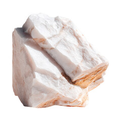 Large rock stone isolated on transparent background natural geology landscape texture