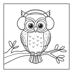 Bold & Easy Cute Christmas coloring book pages, line art, victor illustration, christmas, black and white designs, bold & easy coloring book, bold & easy coloring pages