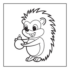 Bold & Easy Cute Christmas coloring book pages, line art, victor illustration, christmas, black and white designs, bold & easy coloring book, bold & easy coloring pages