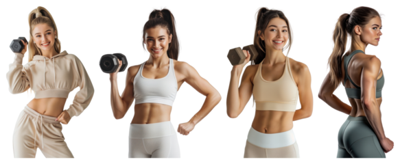 PNG Russian fitness model exercise sports woman, transparent background