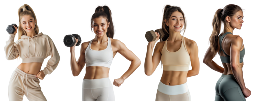 PNG Russian fitness model exercise sports woman, transparent background