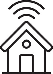 Home with Wi-Fi signal