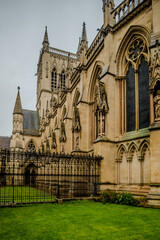 Cambridge, UK - MAY 03 2024 : street scenes in Cambridge, UK. It's a university city and the county town of Cambridgeshire, England.