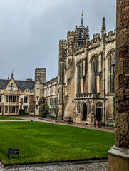 Cambridge, UK - MAY 03 2024 : street scenes in Cambridge, UK. It's a university city and the county town of Cambridgeshire, England.