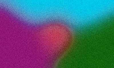 Grainy Colorful Gradient Texture with Red Blue Green Purple Blend