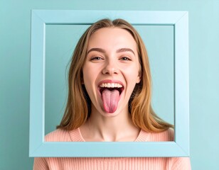 portrait of a young woman