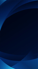 Vertical abstract background with swirling blue hues