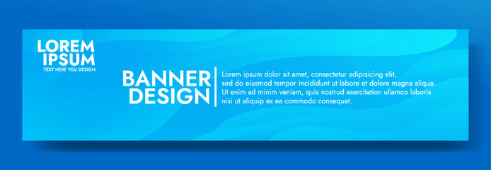 Modern banner design with a refreshing crystalline splash background