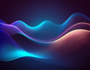abstract liquid wavy shapes futuristic banner glowing digital waves background minimalistic design layout for business presentations flyers posters