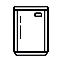 Fridge Icon Outline Vector Illustration
