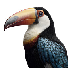 Naklejka premium toucan on white background
