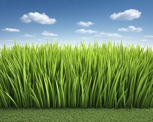 Clean air, lush green landscape, bright sunlight Future of environmental health - texture design pattern