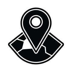 Map Icon Outline Vector Illustration
