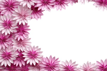 PNG Aster floral border backgrounds pattern flower.
