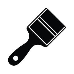Paintbrush Icon Outline Vector Illustration