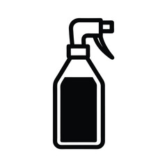 Spray Bottle Icon Outline Vector Illustration