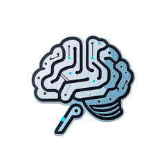 Artificial intelligence brain concept design for machine learning and neural network technology use case