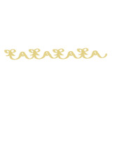 Adorable hand-drawn seamless border of bows and ribbons, perfect for stationery, scrapbooking, and invitations in yellow