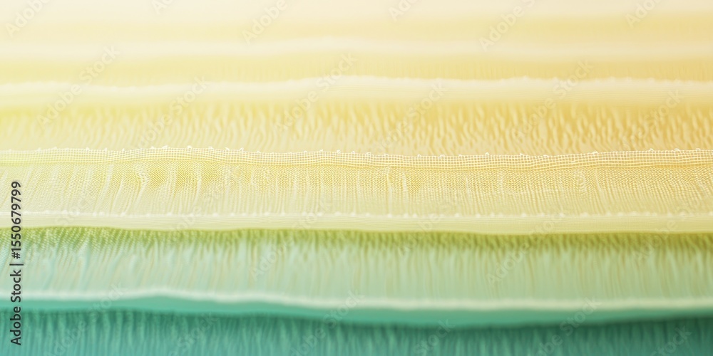 Aufkleber a gradient from mint green to soft yellow, where subtle colors blend smoothly into a peaceful abstract pattern.