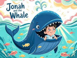 Jonah and The Whale Cartoon Bible Kids