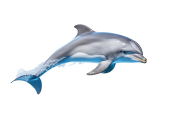 Bottlenose Dolphin: Majestic Ocean Mammal in Action transparent background png