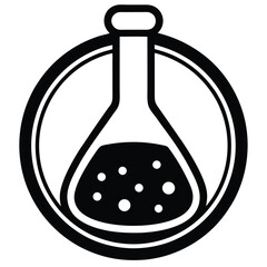 lab technician element isolated petri dish on white background