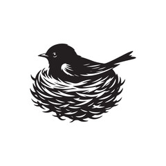 Nestling bird Vector (3).eps