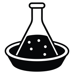 lab technician element isolated water bath on white background