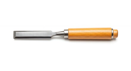 Orange handle woodworking chisel