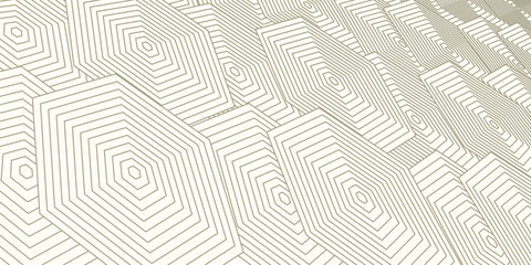 Fototapeta premium Geometric lines seamless pattern. Golden vector texture with thin diagonal stripes, lines, chevron, zigzag. Abstract gold and white graphic background. Luxury linear ornament. Trendy repeat design