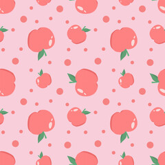 seamless pattern with apple 