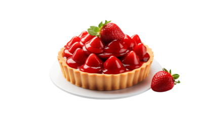 Delicious Strawberry Tart: A Perfect Dessert Recipe transparent background png