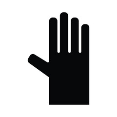 Obraz premium Glove icon design template