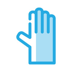 Obraz premium Glove icon design template