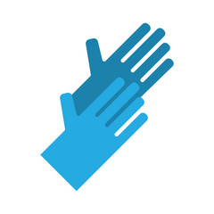 Glove icon design template