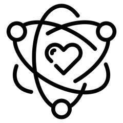 Digital healthcare line icon. Vector illustration