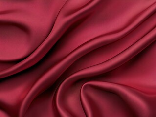 Fototapeta premium Rich crimson satin folds