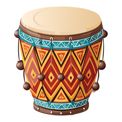 Cultural Musical Instrument Illustration