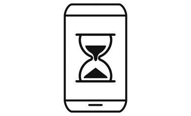 スマートフォンの「スクリーンタイム制限」アイコン
