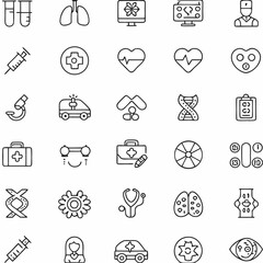 set of icons for web design