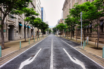 新緑の神戸旧居留地