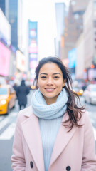  Spring Chic – Latina in Bloom on NYC Street