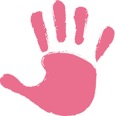 Colorful Hand drawn Hand-print Clip-art Vector
