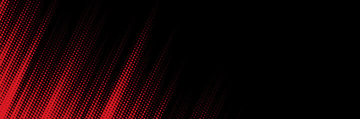 Halftone dots red and blue color pattern gradient grunge texture background. Dot pop art comic sport style vector illustration. modern background