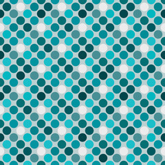Sky blue blue simple polka dot retro 